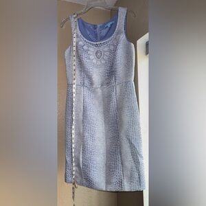 Antonio Melani Lavender/Lace trim dress